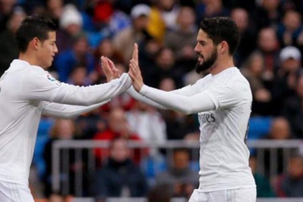 El Real Madrid estudia vender a James o Isco