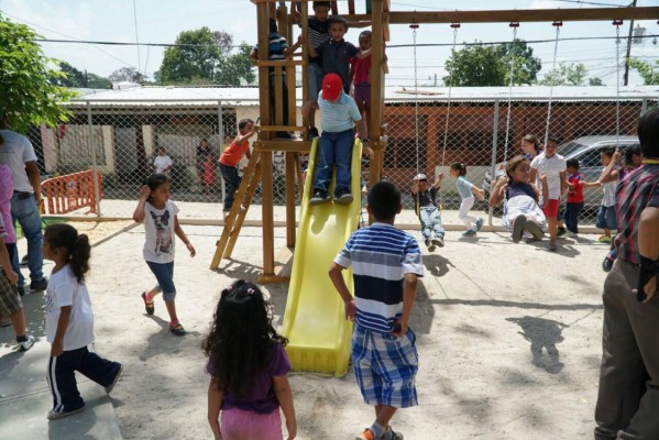 Pobladores de las Brisas de San Pedro Sula ya tienen un megaparque