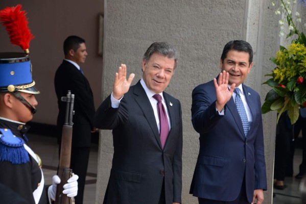 Juan Manuel Santos: 'Queremos que a Honduras le vaya bien'