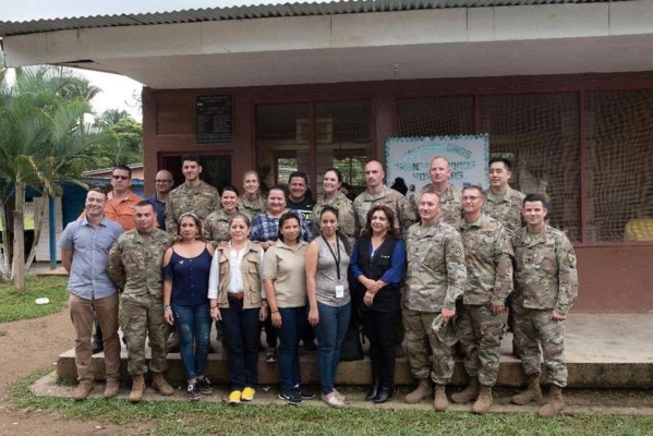 Militares estadounidenses realizaron misión médica en Cortés