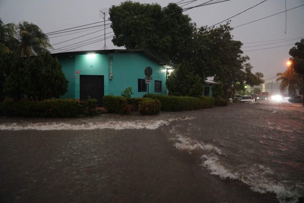Caos, destrozos y más de 100 vehículos varados deja aguacero en San Pedro