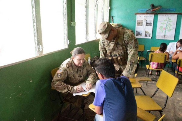 Militares estadounidenses realizaron misión médica en Cortés