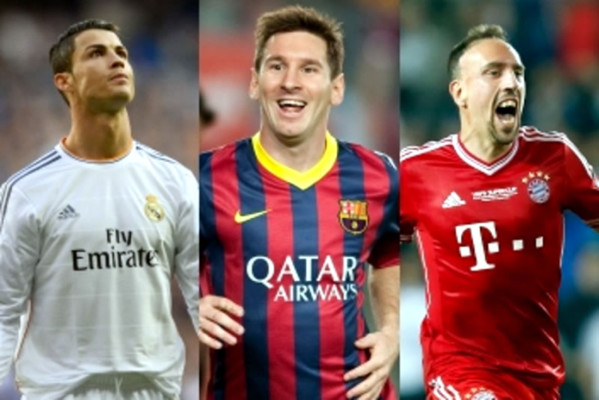 Cristiano, Messi y Ribéry en el once ideal de 'L'Equipe'