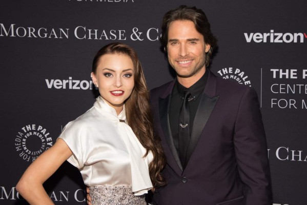 NEW YORK, NY - MAY 18: Cecilia Galliano and Sebastian Rulli attend the 2016 Paley Center for Media's Tribute To Hispanic Achievements In Television at Cipriani Wall Street on May 18, 2016 in New York, New York. (Photo by Mike Pont/WireImage)