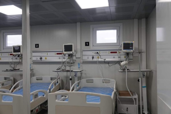Hospital móvil de San Pedro Sula tiene tres semanas de retraso