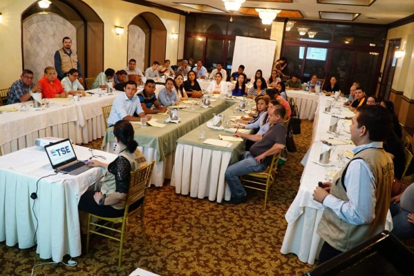 TSE inicia con la capacitación de miembros MER