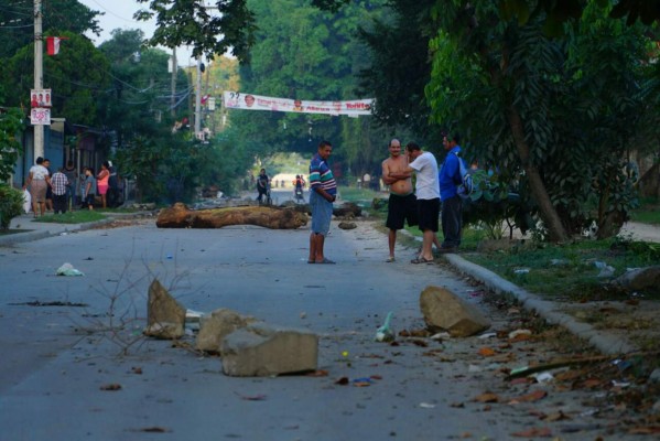 Principales rutas hacia San Pedro Sula se encuentran cerradas