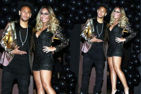 Neymar se lo pasó a lo grande en la fiesta de cumpleaños de su hermana