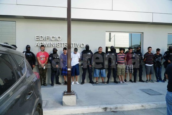 Capturan a ocho personas en Choloma, cuatro de ellas sospechosas de provocar daños en protestas
