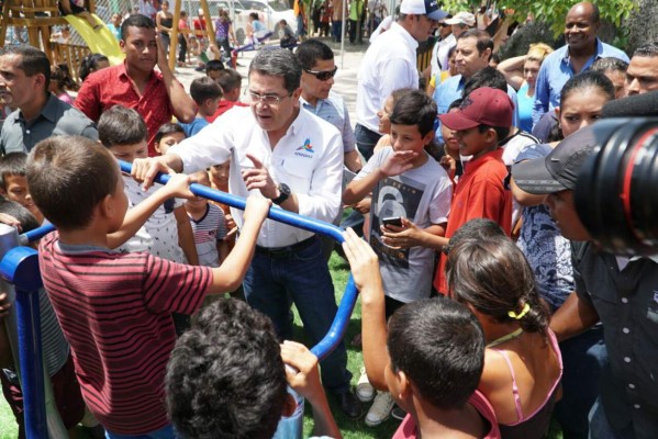 Pobladores de las Brisas de San Pedro Sula ya tienen un megaparque