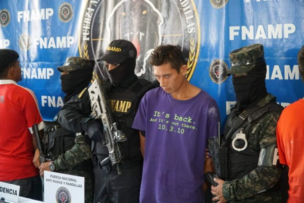 Capturan a tres supuestos miembros de la mara MS-13