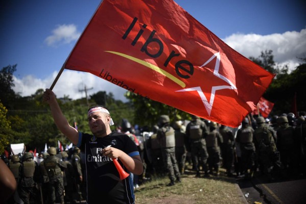 Marchas masivas de la Alianza en San Pedro Sula y Tegucigalpa