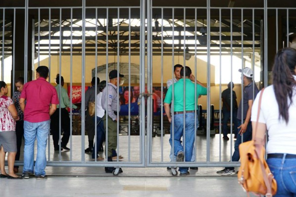 Cerrada la terminal de buses de San Pedro Sula