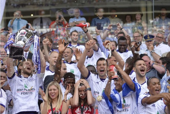 Andy Najar, campeón de la Liga de Bélgica con el Anderlecht