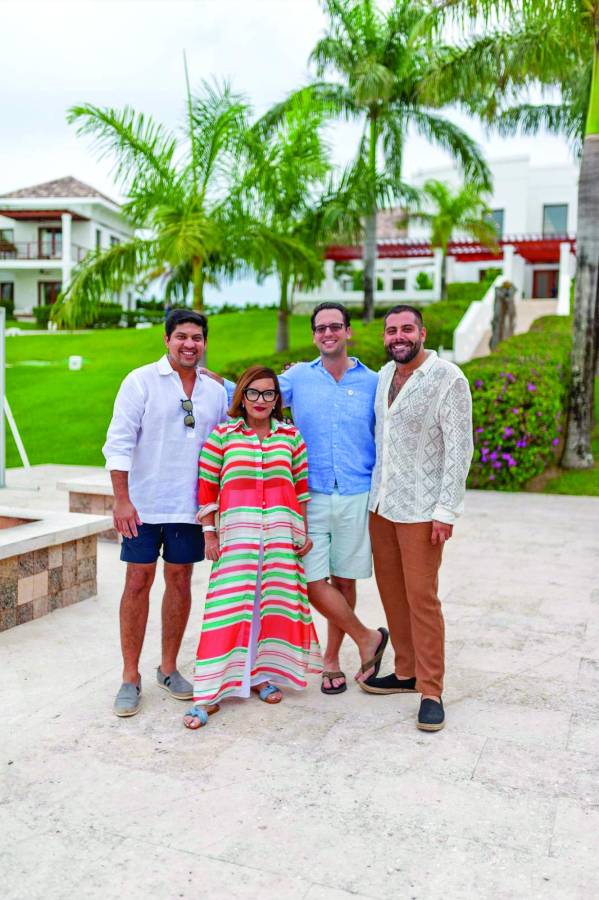 José Jarquín, Blanca Bendeck, Erick Brimen y Eduardo Andonie