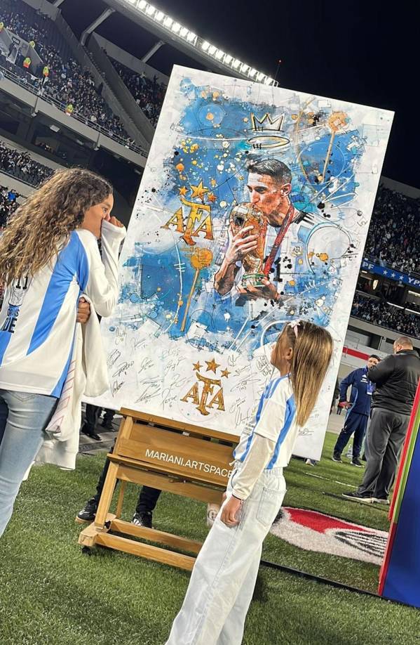 Monumental homenaje a Di María en Argentina: lágrimas y la sorpresa de Messi