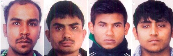 Cuatro hombres son condenados a muerte por violar a jovencita en India