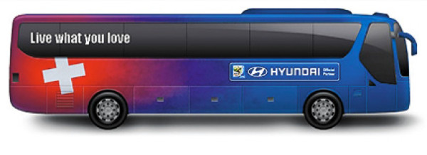 Presentan bus que tendrá Honduras en Sudáfrica