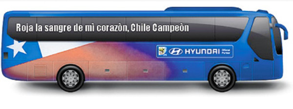 Presentan bus que tendrá Honduras en Sudáfrica