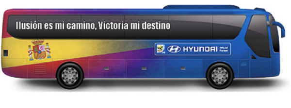 Presentan bus que tendrá Honduras en Sudáfrica