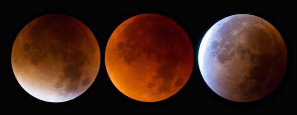Imágenes de la 'Luna de Sangre'