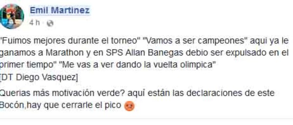 Exfutbolista del Marathón sobre Diego: 'Hay que cerrarle el pi..'