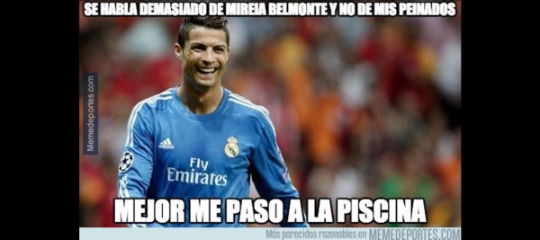 Los memes más divertidos del 'piscinazo' de Cristiano Ronaldo