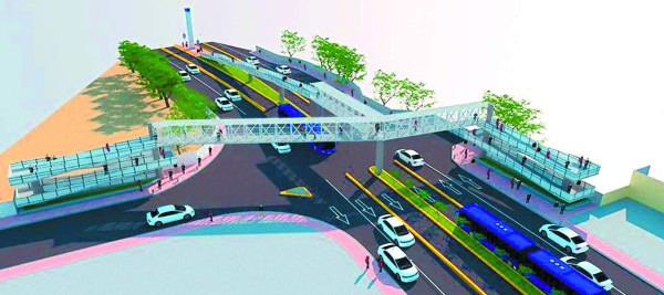 Licitarán 5 puentes peatonales del Trans 450 en Tegucigalpa