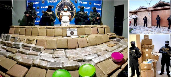 Queda en prisión mujer a quien le decomisaron droga valorada en L10 millones