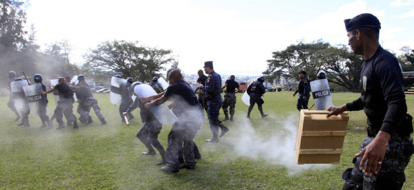 Policía Tigres hará su presentación en la toma de posesión de Juan Orlando
