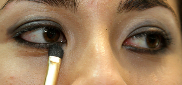 Ojos ahumados en días fríos