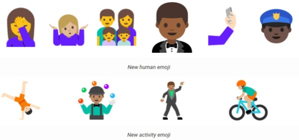 Android N estrenará nuevos diseños de emojis