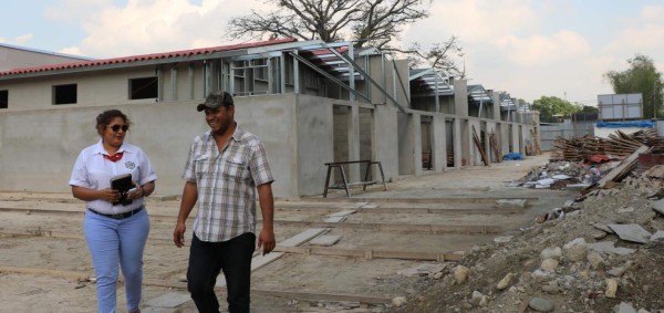 El 15 de marzo culminan nuevo mercado municipal en Choloma