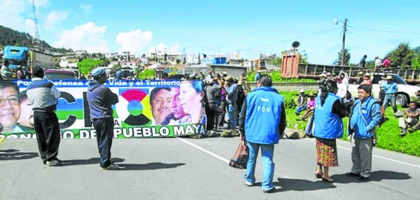 Protestan contra la explotación minera en Guatemala