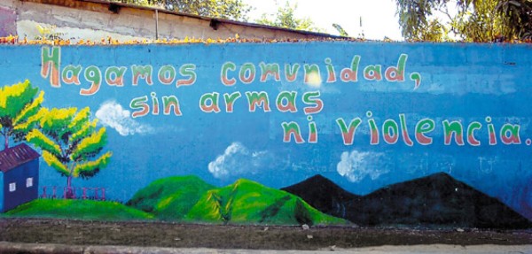 Graffitis, arte contra la violencia
