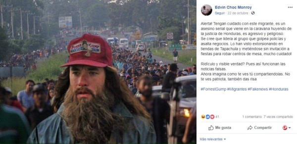 Celebridades como peligrosos migrantes centroamericanos: bromas amargas en las redes