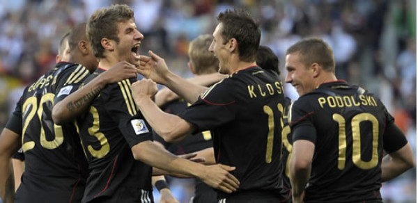 Alemania le pasó por encima a Argentina