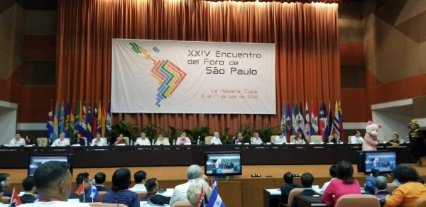 Maduro y Morales señalan como 'enemigos' a EEUU y Trump en Foro de Sao Paulo