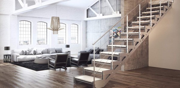 Las escaleras transforman su hogar, elija la correcta