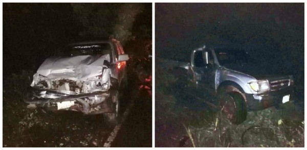 Colisión vial deja cinco personas heridas en Francisco Morazán
