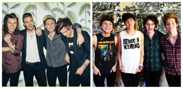 Duelo entre 1D y 5SOS