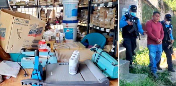Desmantelan laboratorio clandestino de medicinas y detienen a nicaragüense