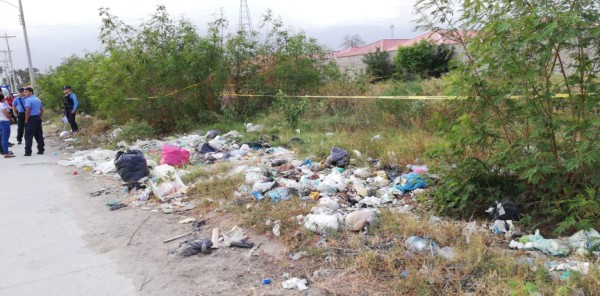 Hallan cadáver quemado en un botadero de basura en San Pedro Sula