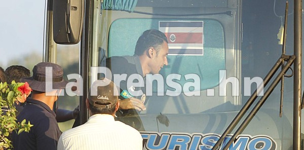 Costa Rica y Keylor Navas se esconden a su llegada a Honduras