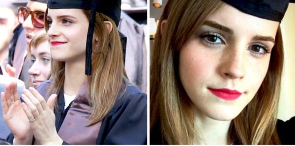 Emma Watson se graduó en la universidad  