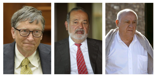 Los más ricos del mundo incrementaron sus fortunas en el 2013