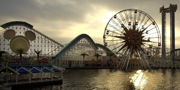 (FILES) This file photo shows Disney's new theme park 'California Adventure' in Anaheim, CA. A 55-acre expansion of the Disneyland Resort, 'California Adventure' opens to the public 08 February 2001, and features rides and attractions with a California theme. - March 12, 2020 Disneyland in California to close over virus: statement (Photo by SCOTT NELSON / AFP)