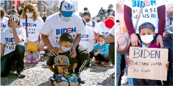 Hondureños claman entrar a EEUU, mientras envían más agentes a frontera de Texas