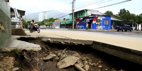 San Pedro Sula: solo un colector en la parte alta acabaría con pesadilla en la 13 calle