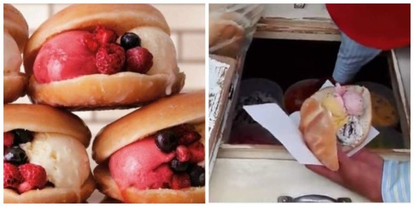 Las tortas de helado se han convertido en un fenómeno gastronómico en México.